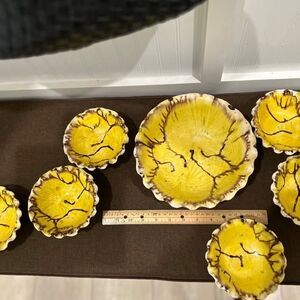 ceramic salad bowl set from Mexico
